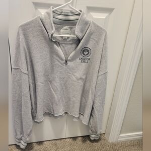 American eagle cropped hoodie